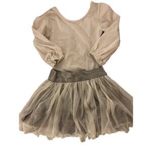 WDW Grey White Tulle Skirt And Omi Jo White Onesie 12-18m